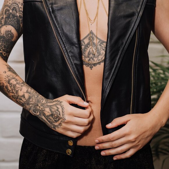 Maison Revolt – Genuine Calf Leather Vest (Sample Piece) – Size S - Picture 7 of 14